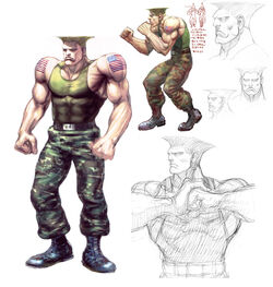 Guile Artwork - Street Fighter: Duel Art Gallery