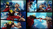 Ryu's Street Fighter V route arcade ending.