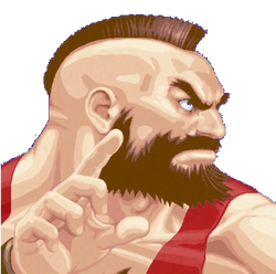 The art of Zangief from @Capcom_Unity's Street Fighter II Turbo! [The Video  Game Art Archive] [Supp…