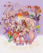 Super Street Fighter II Tournament Battle: Promo art by Bengus.