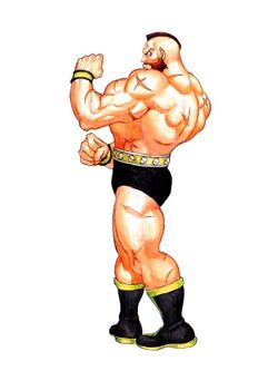 Zangief artwork #2, Street Fighter 2: High resolution