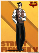 Shadaloo C.R.I. profile artwork, Holiday outfit