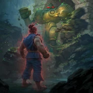 TEPPEN: Timeless Murder Machine. (featuring Huitzil from Darkstalkers).