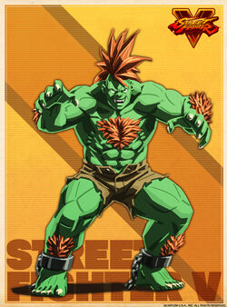 Blanka Arte conceitual do personagem, Images, Street Fighter II, Museu