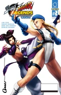 Juri on the cover of Street Fighter Legends: Cammy issue 2.