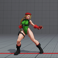 cammy white street fighter 6 classic costume 3D model 3D printable