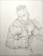 Character concept artwork in New Generation.