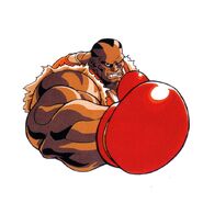 Balrog's portrait from Street Fighter II' Turbo.