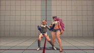 Cammy's Flying Neck Breaker in Street Fighter IV.