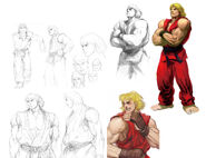 Street Fighter IV: Concept Art by Ikeno.