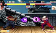 Evil Ryu vs. Violent Ken, HD Remix graphics mode.