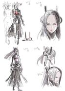 Shirase redesign/concept art by Yoshihara Motoki.