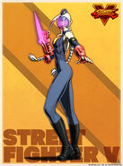 Decapre's profile art from the Shadaloo C.R.I. site.