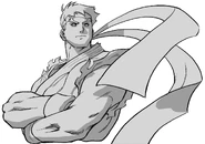 Ryu victory portrait.