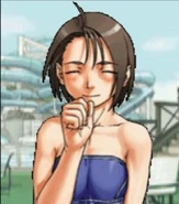 Akira during Swimming Day in School Life Mode.