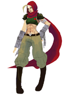 Unused Alternate Costume design for Street Fighter IV