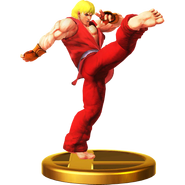 Ken's trophy in Super Smash Bros. for Nintendo 3DS and Wii U