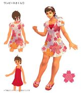 Sakura's Super Street Fighter IV new costume concept art.