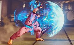 Dan's Haoh Gadoken in Street Fighter V.