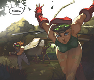 Delta Red arrives in Brazil, led by Cammy, in the UDON comics.