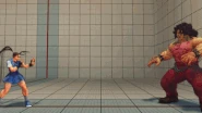 Comparison of Ibuki's regular jump and Super Jump.
