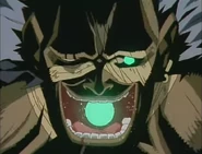 Rosanov preparing an energy blast from his mouth.