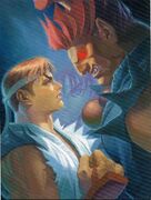Street Fighter Alpha 2: Cover art by Daichan.