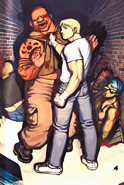 Cody's artwork in Street Fighter Alpha 3 Secret File