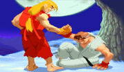 Street Fighter Alpha 2: Ken's Ending.