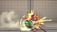 Ground Shave Roll in Street Fighter IV.