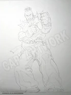 Street Fighter III: New Generation: Win screen concept art