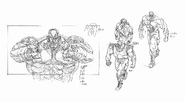 Concept of Sagat with other members of Shadaloo.