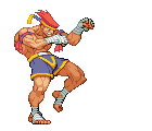 Street Fighter Alpha series, one of his victory poses]]