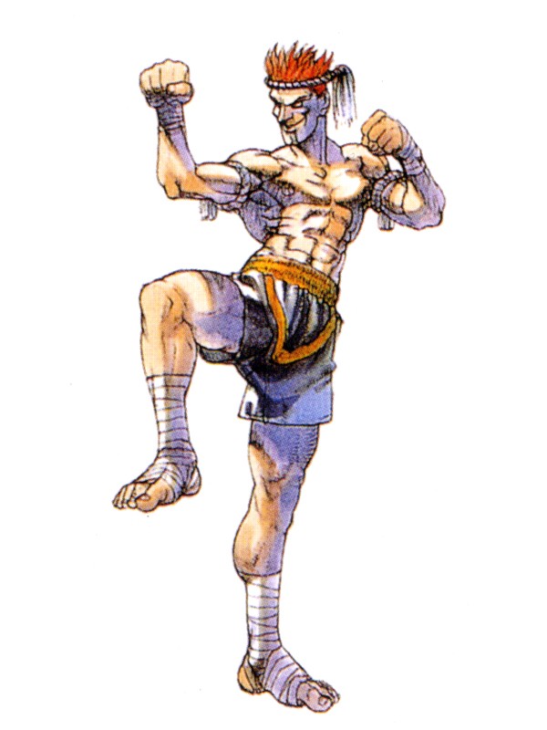 Adon artwork #1, Street Fighter 1: High resolution