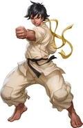 Makoto character artwork for Street Fighter III: Third Strike Online Edition.