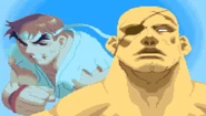 Sagat's Ending.