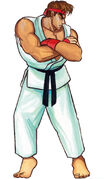 Ryu in Street Fighter II