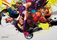 Abel featured in Hiroaki's artwork for UDON's SF25: The Art of Street Fighter artbook.