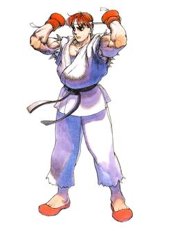 Ryu artwork #3, Street Fighter Alpha