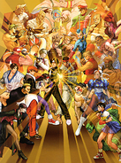 Promotional art. (Capcom vs. SNK: Millennium Fight 2000)