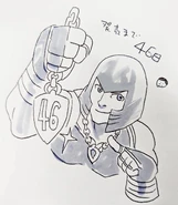 Countdown to SF6 release date sketch by  Takayuki Nakayama.