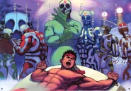 Promotional art (Street Fighter EX2)