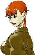 Sharon, as she appears in Street Fighter EX3
