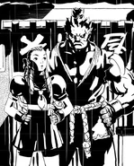 Akuma and Karin art by Akiman.