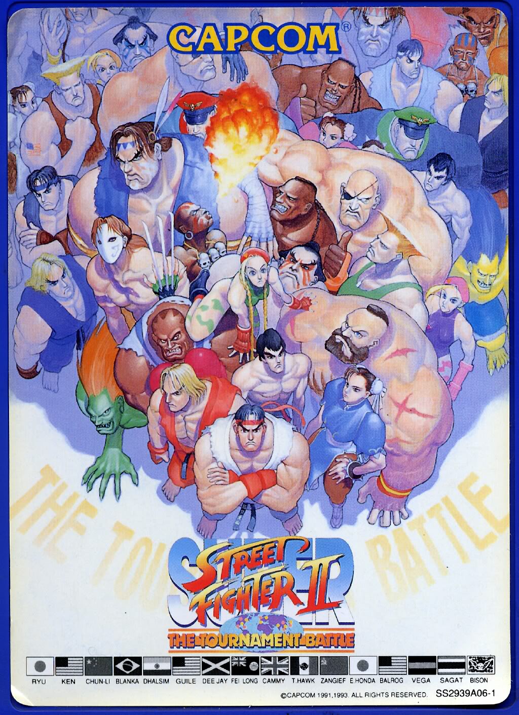 Veja a sequência final dos personagens de Street Fighter II