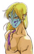 Vega's portrait in Street Fighter EX2