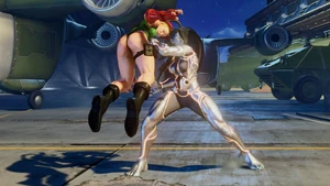 Seth tossing  aside using Death Throw.