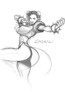Chun-Li art used for Cooperation Cup 12.