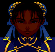 Rostro de Shadow Lady (Chun-Li)