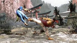Ryu using High Blade Kick in Street Fighter 6.